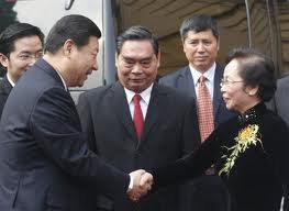 Wakil Presiden Tiongkok Xi Jinping berkunjung di Vietnam